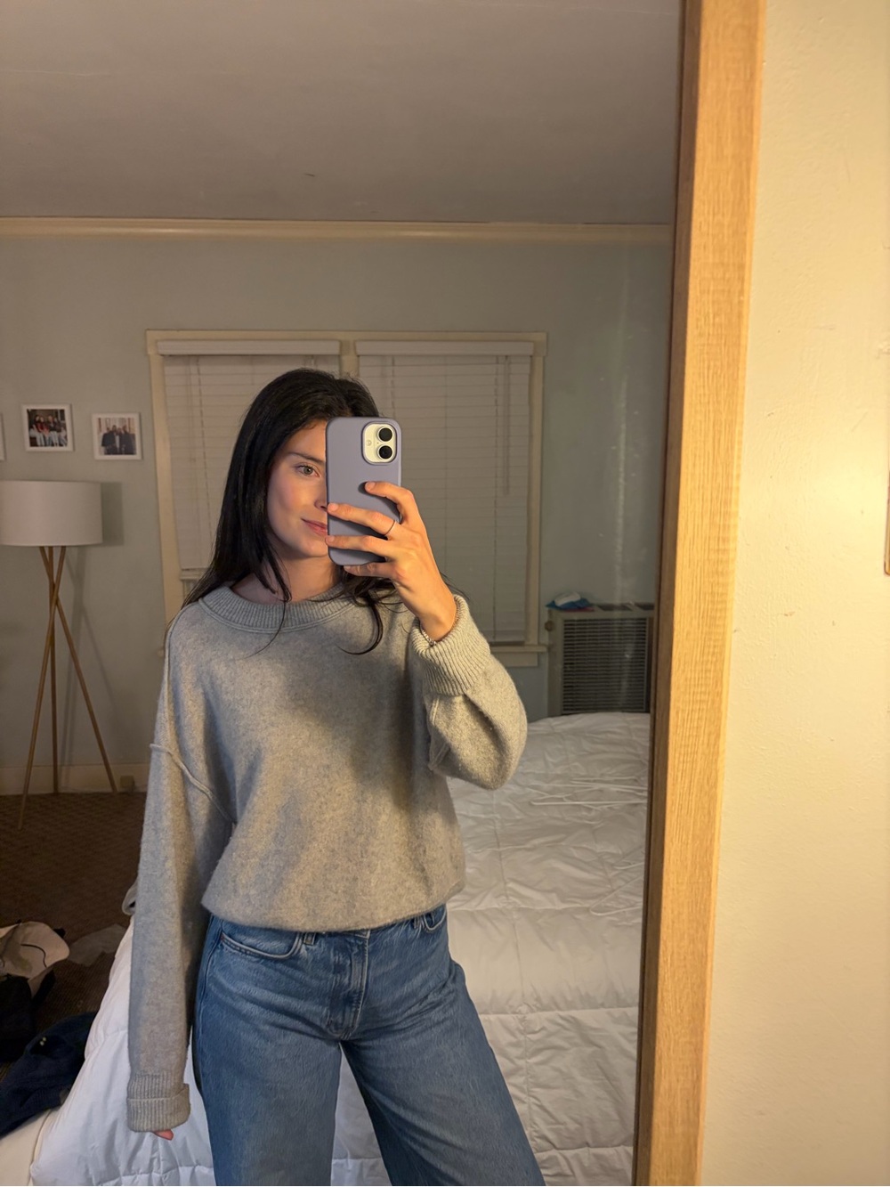 Light Gray Women's Cashmere Sweater